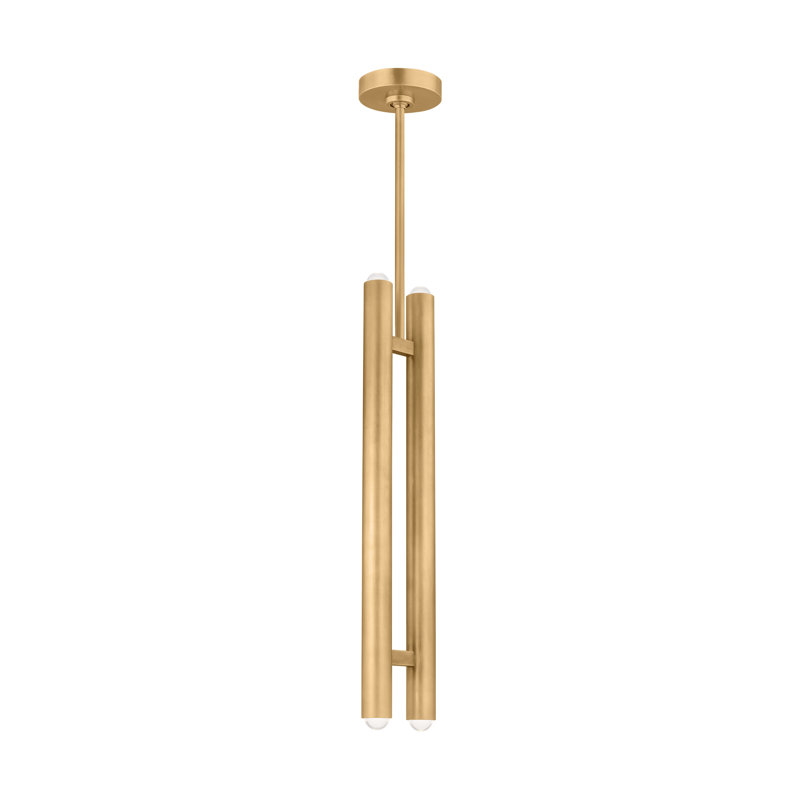 Ebell 2 - Light LED Pendant, Natural Brass