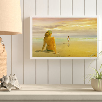 « mère et fille 1 », reproduction de peinture à l’acrylique sur toile tendue