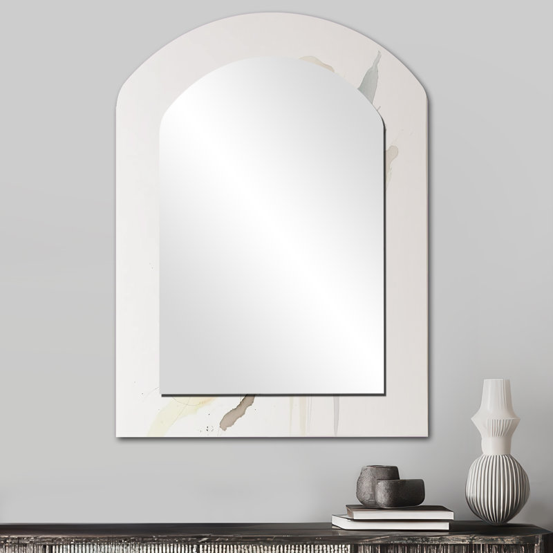 Miroir mural Touched By Mustard, 34 po x 25 po