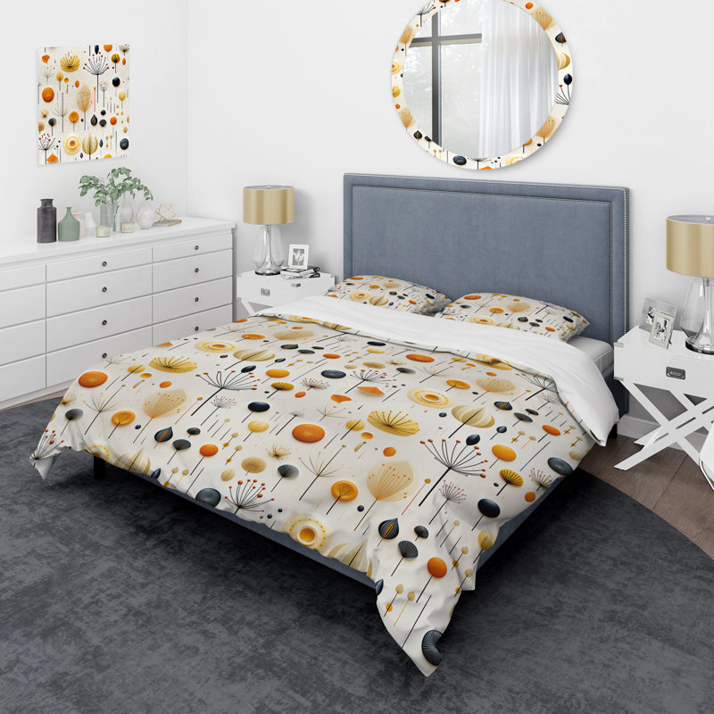 Ensemble de housse de couette danois Modern Sophistication I, Housse de couette pour grand lit et 2 taies décor
