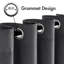 Heavy Velvet Blackout Curtains with Eyelet Rings – Thermal Insulated Drapes-1446375954-1446375965