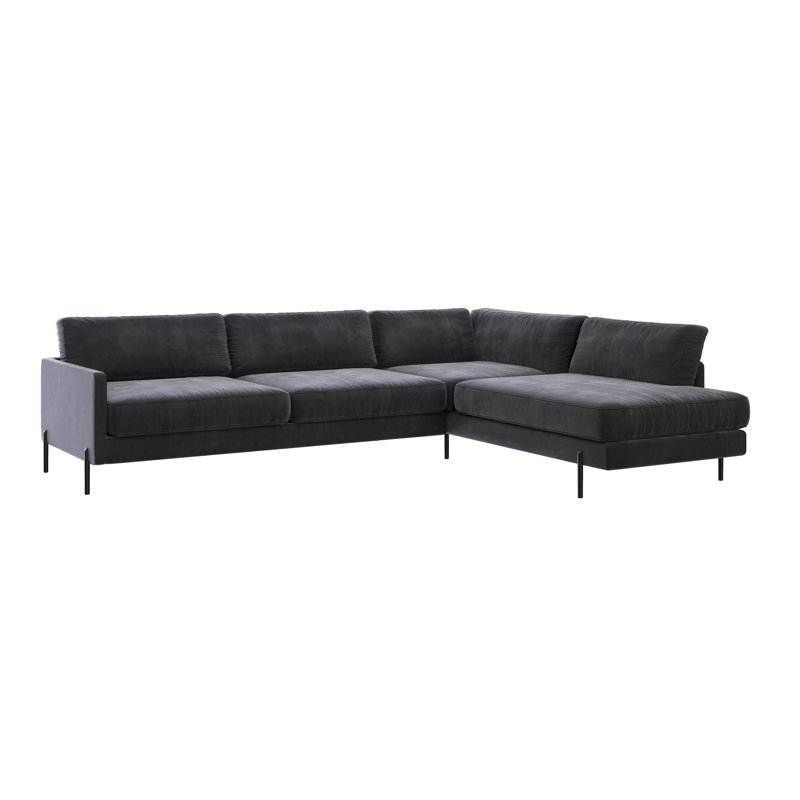 Justin Corner Sofa, Right Hand Facing, Light Green