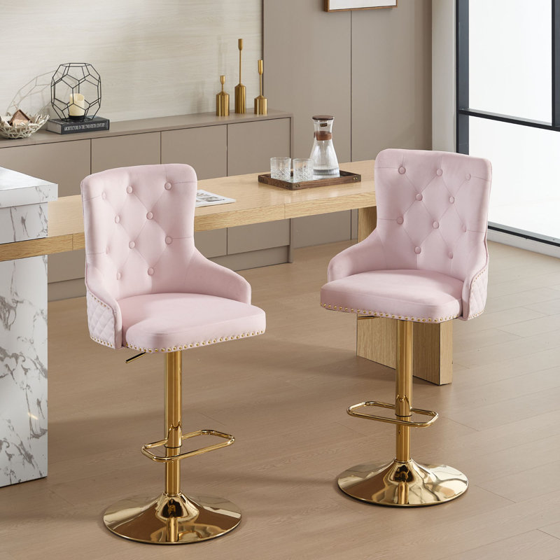 Tabouret Kenetra, Rose