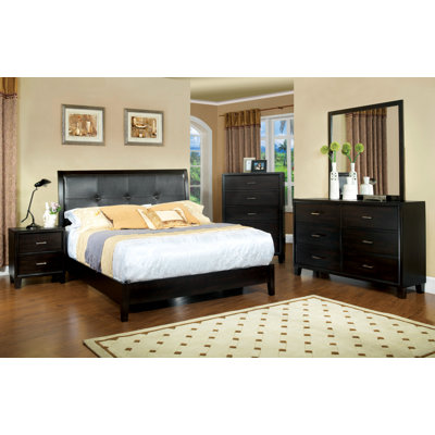 Keilianys Solid Wood Piece Bedroom Set