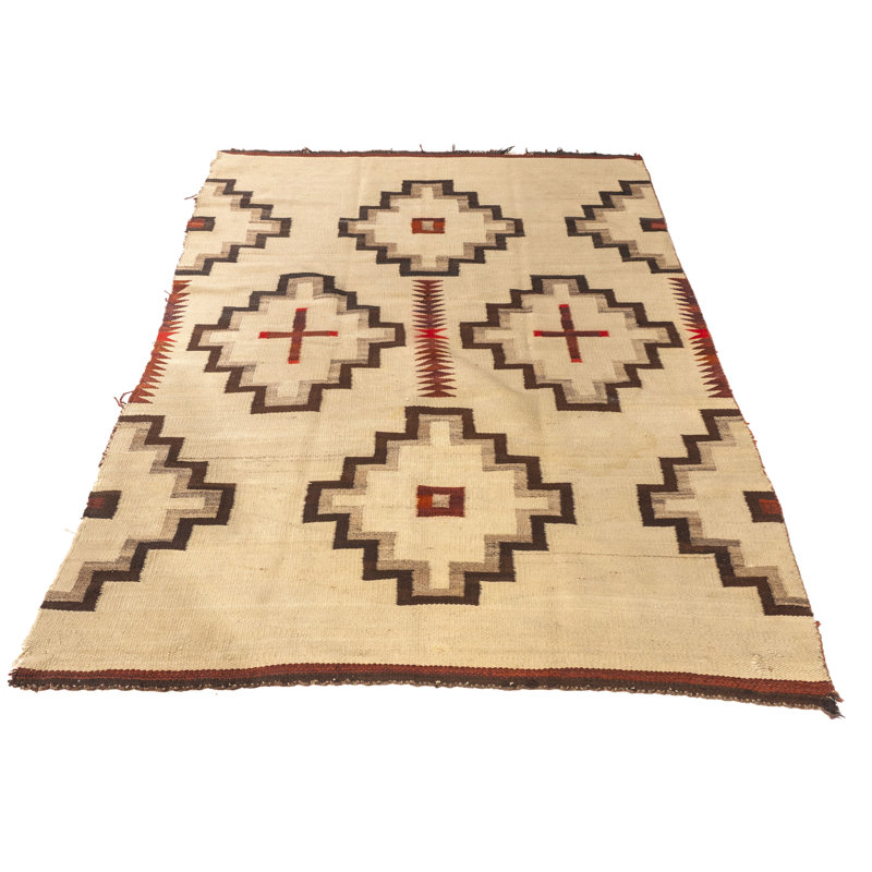 One-of-a-Kind 4'3 X 6'2 Hand Knotted Area Rug