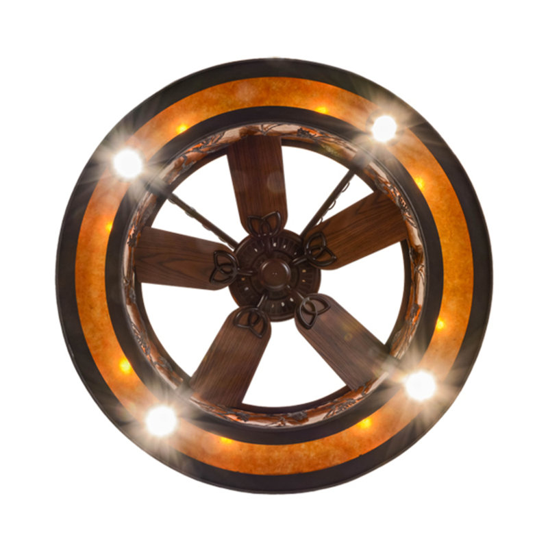 Whispering Pines Downrod Ceiling Fan