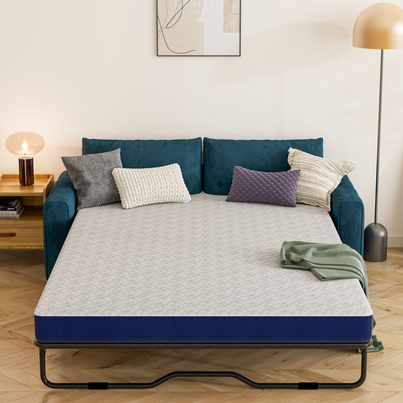 Matelas en mousse viscoélastique moyenne de 4 pouces pour canapé-lit, remplacement du matelas du canapé-lit - MATELAS SEULEMENT