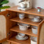 Buffet de rangement multifonctionnel en bois massif-1174554071