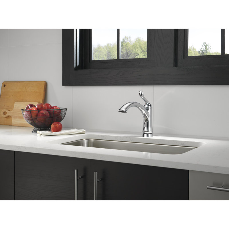 Linden Hot & Cold Water Dispenser with Swivel Spout, Chrome