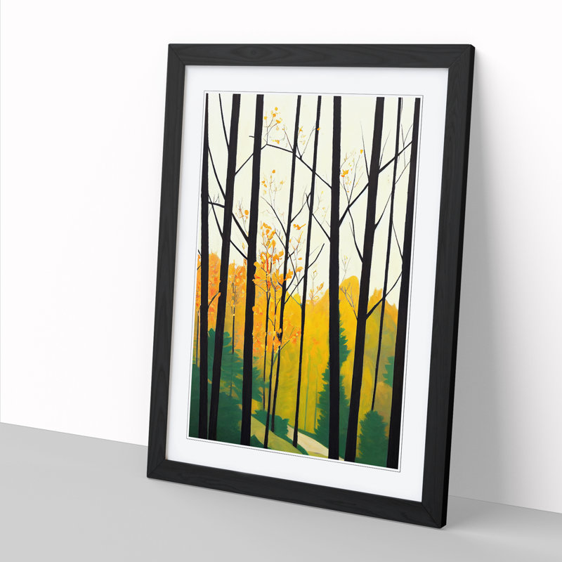 Monnier Summer Forest - Wall Art, 46cm H x 34cm W x 2cm D, Oak