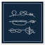 Nautic Knots B - Reproduction d'art graphique sur toile tendue-1639126558-1694268806