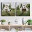 Country Barn I - ensemble de 2 reproductions sur toiles tendues-888889653