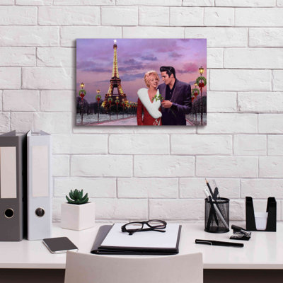 Red Barrel Studio 'Paris Christmas' By Chris Consani, Canvas Wall Art