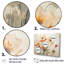 Ensemble de décorations murales Beige Poppy Meadow Melody II - Coquelicots-107749256-107749252