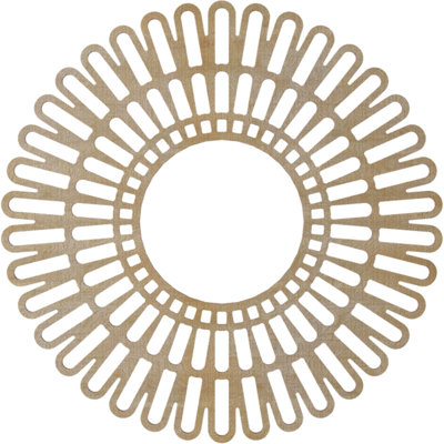 Médaillon de plafond 24 "x 24" x 8 7/8 "x T 1/4" Cornellius