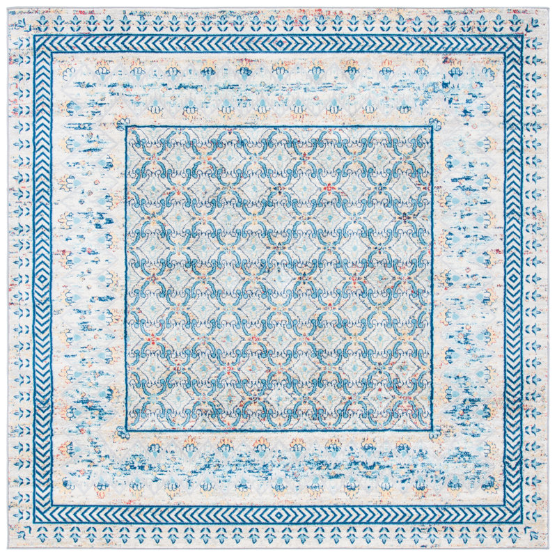 Brentwood Performance Oriental Rug, Square 6'7"