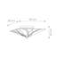 Rockton Glass Semi Flush Mount