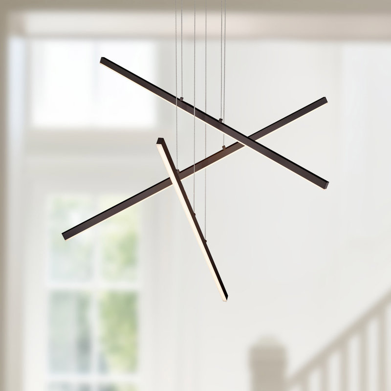Vega 3 - Light LED Pendant, Black Matte