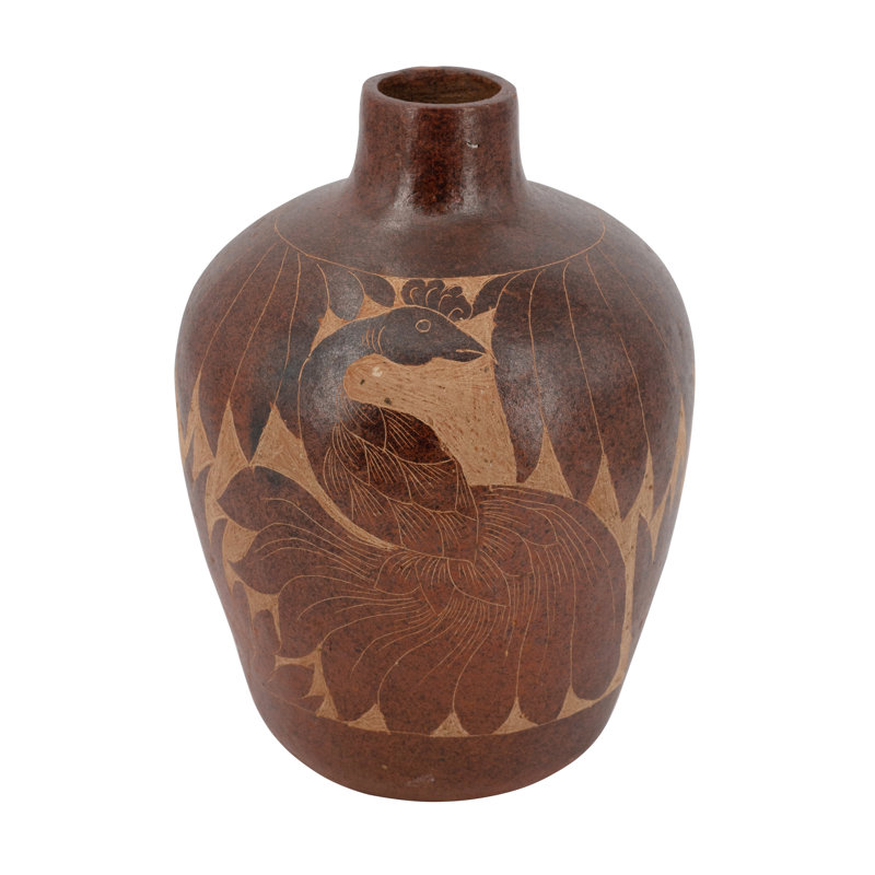 D9X13" Terracotta Vase