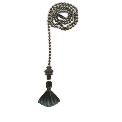 Seashell Finial Ceiling Fan Pull Chain