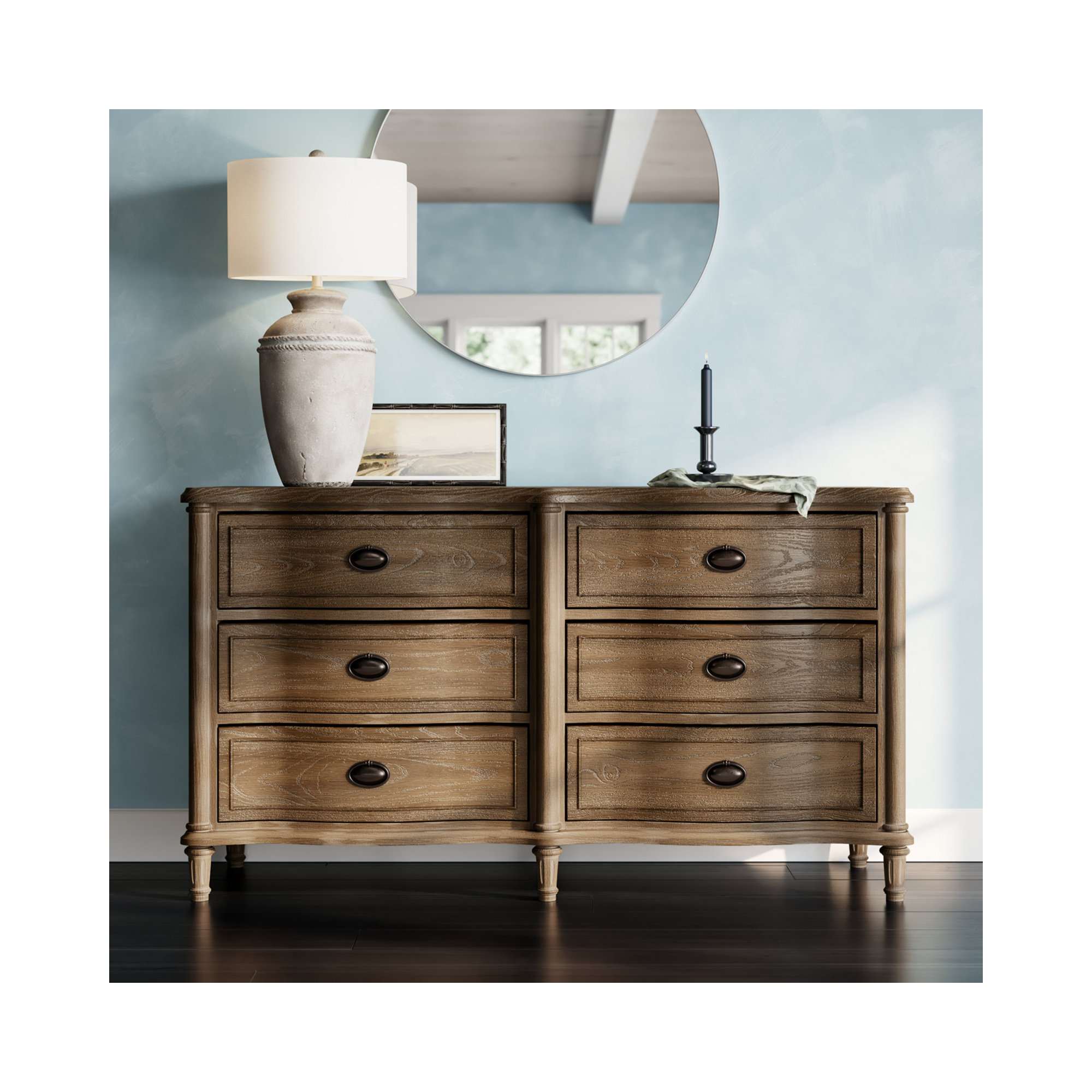 Watson 6 - Drawer Dresser, Studio Gray
