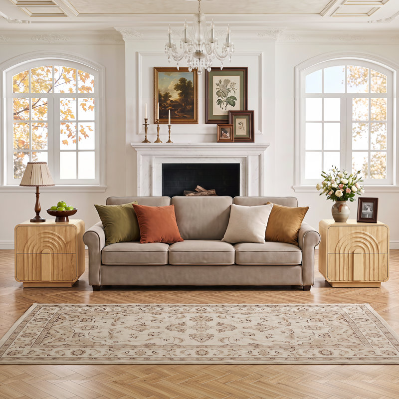 Ensemble de table de bout, Naturel