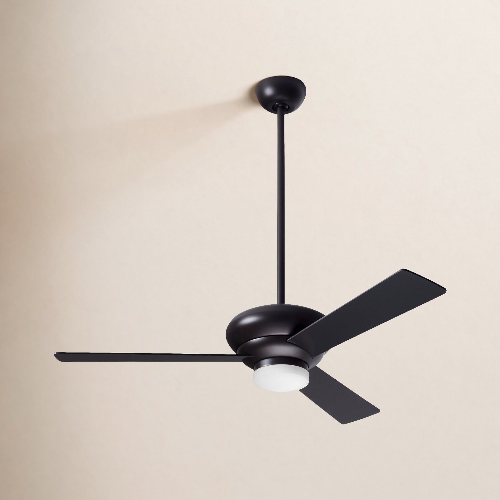 Altus 42'' 3 Blade Ceiling Fan with LED Light Kit, Gloss White, Aluminum, Wall Control with Remote Handset (2-wire)
