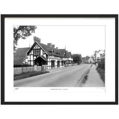 Ombersley, C1938 - Single Picture Frame Print