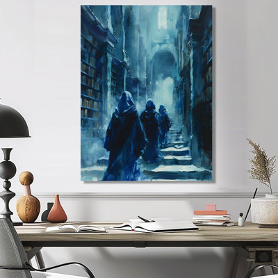 Blue Wizards Library Keepers II - décoration murale Wizards