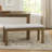 Hadubert Fabric Upholstered Bench
