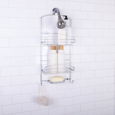 Suction Stainless Steel Shower Caddy