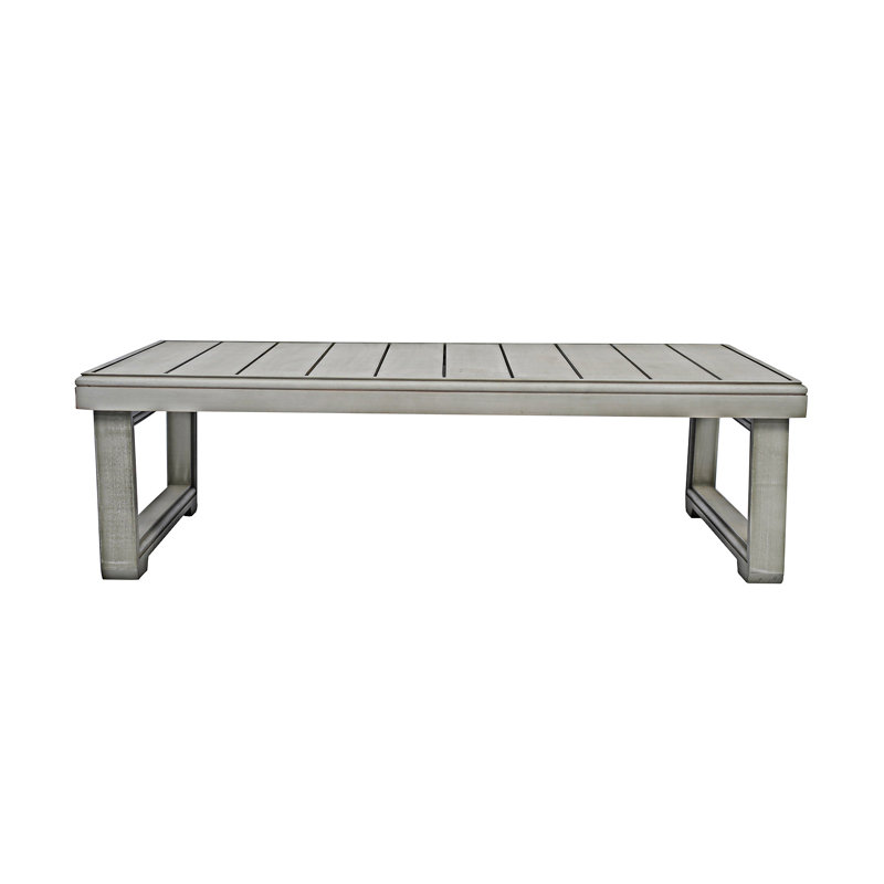 Outdoor Coffee Table, Light Gray