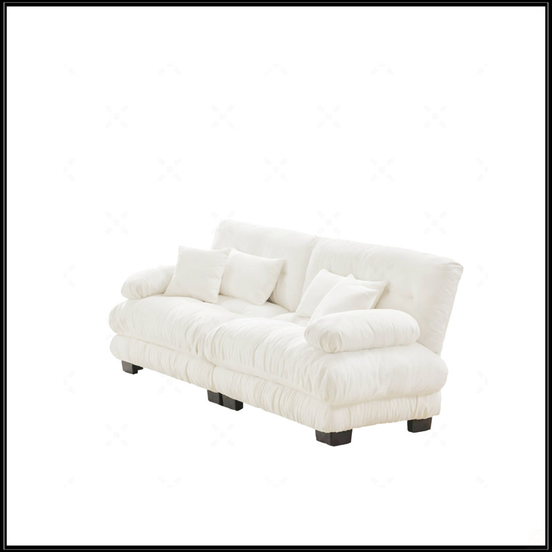 Cloud Couch 2 Seater Sofa, White