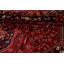 Tapis unique en laine noué à la main style Shiraz des années 1970 de 7 pi 2 po x 10 pi 8 po rouge / bleu Omena
