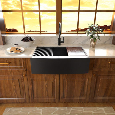 33'' L Single Bowl Stainless Steel Kitchen Sink