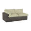 Causeuse Montecito tissée avec accoudoir à droite, gris S.-1837711794-1837725838-1837711785