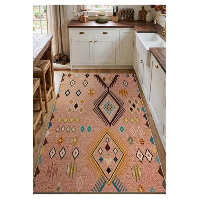 Tapis tissé à motif nautique Mosso