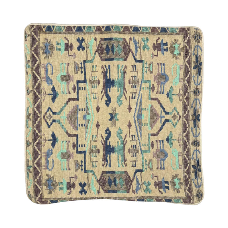 Caleel Geometric Square Cushion