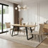 Table de salle à manger extensible avec chaises rembourrées Kincannon