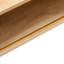 Table basse en rotin de 41,34 po, porte coulissante pour rangement, pieds en bois massif, table de salon-2019971796