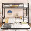 Full XL Over Queen Metal Bunk Bed with Trundle-1703953333