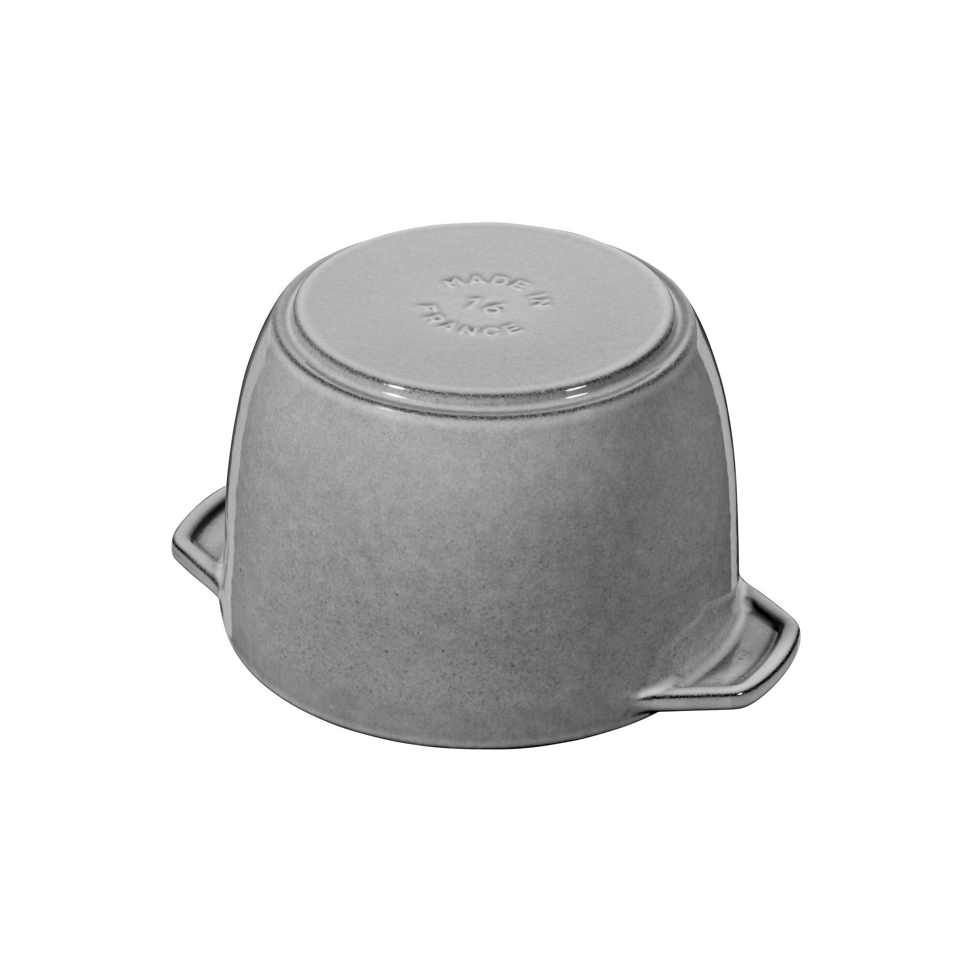 Staub Cast Iron Petite French Oven, Graphite Gray, .77 quarts