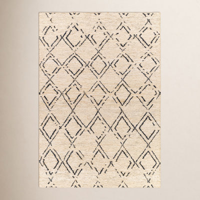 Pemberley Hand-Woven Ivory Moroccan Jute Rug