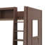 Lit mezzanine en bois avec tablettes de rangement-763299096