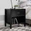 60.96cm W Solid + Manufactured Wood Bedside Table-1861829515