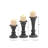 10'' H Wood Tabletop Candlestick