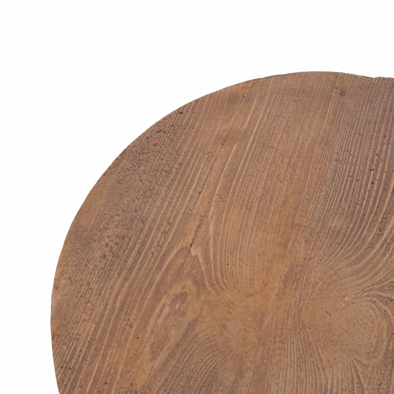Table d'appoint ronde à trois pieds Mgo