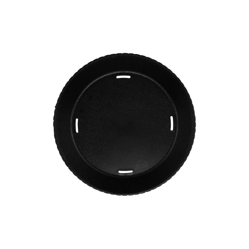 GET RB-892-BK-EC Round Serving Basket With Base, 9", Black (Set Of 4)