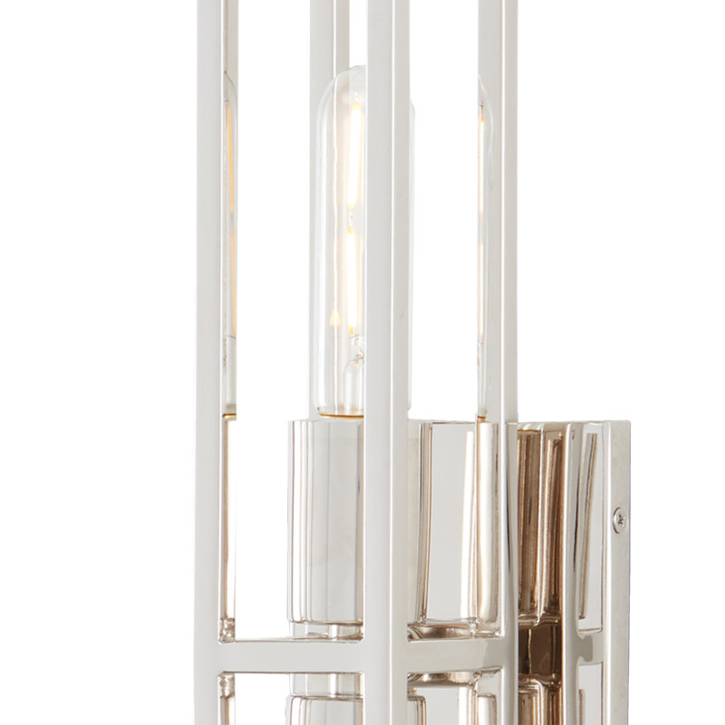 Bergen 2 - Light Armed Sconce, Polished Nickel