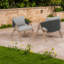Outdoor Dining Armchair with Cushions